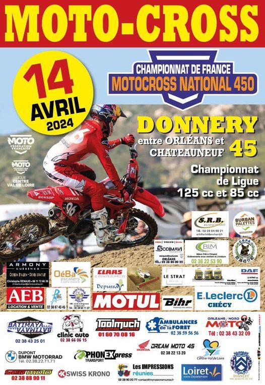 MOTO CROSS DONNERY Championnat de France 450cc